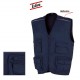 Gilet multitasche TAGLIA XL - 100% cotone non imbottito SCOOP blue - ISSA Industrial Starter