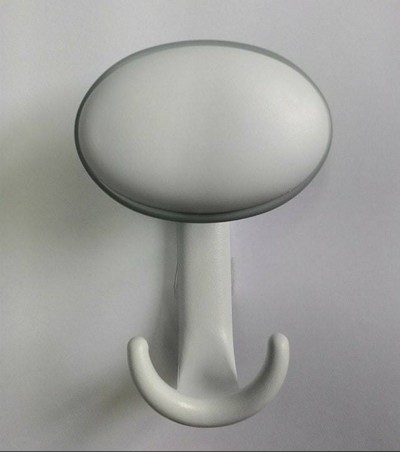 APPENDIABITI DA PARETE IN RESINA BIANCA con BORDO GRIGIO - art. AT90